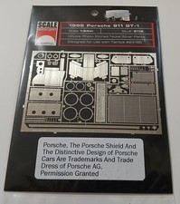 SCALE MOTORSPORTS 1/24 Porsche 911 GT-1 METAL PHOTO ETCH PARTS FOR TAMIYA picture