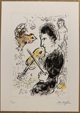 Signed & Numbered Edition Marc Chagall Lithograph 