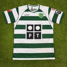 Sporting de Lisboa Retro Soccer Jersey, 2001, Cristiano Ronaldo (Tallaje Grande) picture