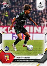 TOPPS NOW UEFA UCL 2026 2027 #015 MEZIAN SOARES MESLOUB RCL LENS ROOKIE PREORDER picture