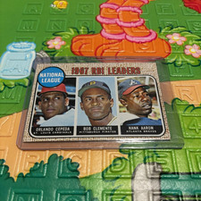 Topps 1968 Topps League Leaders 1967 RBI Leaders #3 Aaron Cepeda Clemente picture
