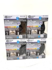 LOT OF 4 Commercial Electric 3 in. LED Color Changing Recessed Kit Dark Bronze picture