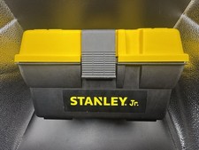 Stanley Jr Kids Tool Box 22 Pc Set w/ Toy Drill Saw Hammer Belt Toolbox Play picture