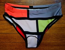 Baleaf Padded Cycling Briefs Large Geometric Bike Chamois Lined Underwear picture
