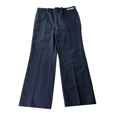 WearGuard Men’s Navy Blue Work Pants Size 36 USA Made Uniform Trousers picture