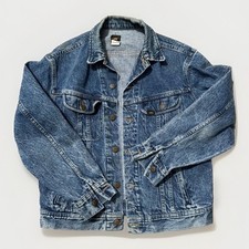 Vintage Lee Rider Jeans Jacket Sz 40 Medium picture
