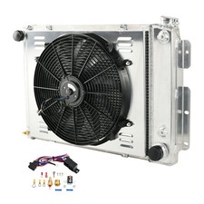 For 1967-1969 Chevy Camaro Pontiac Firebird 3 Row Radiator+Shroud Fan+Relay Kit picture