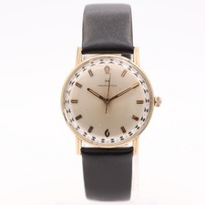 Vintage 32mm 1964 Hamilton Sea Ruler 17J Men's Mechanical Wristwatch 686 10k RGP picture
