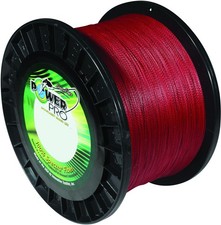 Power Pro Spectra Vermilion Red Braided Line picture