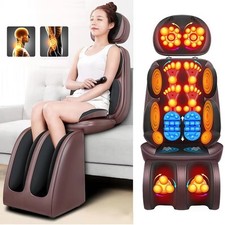 Full Body Massage Cushion with Heat Vibration Neck Back Waist Massager picture