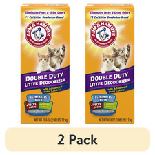 (2 Pack)  Cat Litter Deodorizer Double Duty, 33 Oz picture