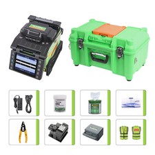 Komshine GX39 Optic Fiber Fusion Splicer Kit,0.02dB Loss Fiber Splicer w/Cleaver picture