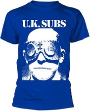 UK Subs T Shirt Another Kind of Blues Band Logo Shirt Royal Blue CL189 picture
