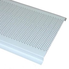 6” White Aluminum Soffit Vent|Continuous Intake Vent|Attic Ventilation|Decomesh picture