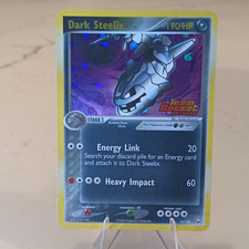2004 Dark Steelix 10/109 GOLD Lettering EX Team Rocket Returns Holo Rare Pokemon picture