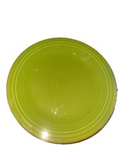 Fiesta Green Dinner Plate Round Solid Pattern Glossy Finish 1 Compartment picture