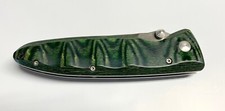 Mcusta Basic MC-11 MC-0011 Linerlock Green Micarata Handle Discontinued Model picture