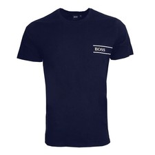 Hugo Boss Pure Cotton Crew Neck T-Shirt Navy MD picture