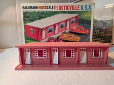 Vintage 1971 Plasticville USA Bachmann O-S Scale Motel 1913-200 OB picture
