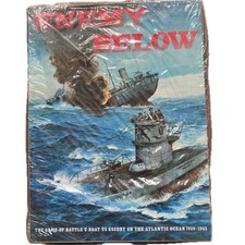 Tsukuda Hobby Enemy Below WWII Submarine War Board Game Japan Collectible 15+ picture