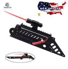Folding Pocket Slingshot comes with laser sight shoots bolts or 6mm balls repeat picture