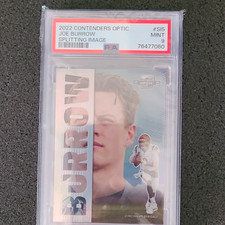 Panini 2022 Contenders Optic Joe Burrow Splitting Image SI-5 PSA 9 picture
