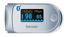 Beurer PO60 Fingertip Pulse Oximeter Blood Oxygen Heart Rate Monitor Belt Pouch picture