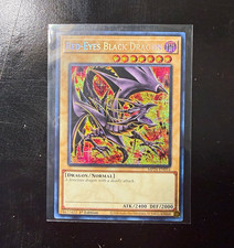 Konami Yu-Gi-Oh Red-Eyes Black Dragon Secret Rare 1st Ed Foil SBC1-ENF01 picture