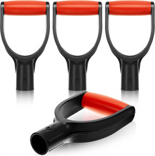 4 Pcs D Grip Shovel Handle Replacement 1-1/4