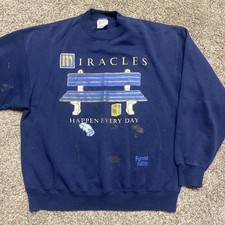 Vtg 90s MBC Forrest Gump Miracles Happen Every Day Sweatshirt XL picture