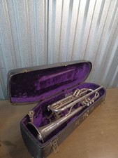 Antique Excelsior  WM Frank Co. Chicago Silver Cornet / Trumpet Early 1920's picture