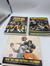 Vintage 1976-80 NFL Football Lot Pizza Hut Calendar Super Sundays Almanac picture