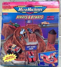 1991 Galoob Micro Machines Playset Off-Road Crossing Box  Only Great Condition picture