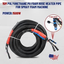 15M Polyurethane PU Foam Hose Heating Hose Heater Pipe for Spray Foam Machine picture