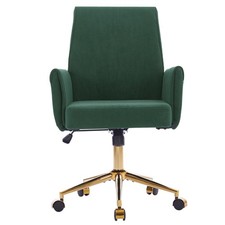 Mid-back Liftable Office Chair Striped Fabric and Ergonomically Designed picture