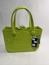 Viral Hobby Lobby Grinch Green Bogg style Tote Bag Embossed Logo Double Handles picture
