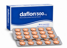 Daflon 500 mg Tablets – 30 Count – Plant-Based Flavonoid Formula –  picture