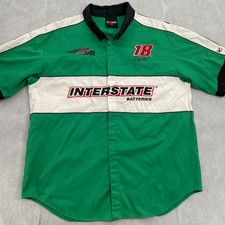 VINTAGE Chase Authentics Shirt 2XL Bobby Labonte 18 Interstate Batteries NASCAR picture
