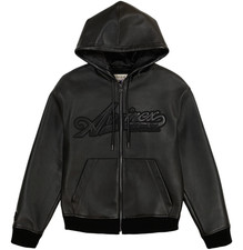 Avirex Men's Real Leather Jacket Sheepskin Flight Bomber American Varsity Jacket picture