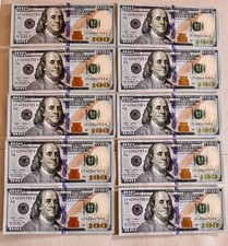 2009A US $100 Federal Reserve Notes  (10) UNCIRCULATED Sequential First day picture