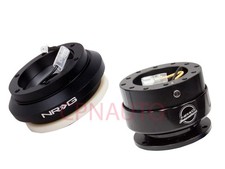 NRG SHORT HUB Adapter + 2.0 Black Quick Release For 92-95 Civic / 94-01 Integra picture