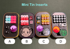 Pokemon Mini Tin Insert -Organize Your TCG Playspace, Great For Counters & Dice picture