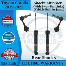 KYB Genuine OEM Rear Shocks W/Sway Bar For 2019-2025 Toyota Corolla 9yr Warranty picture