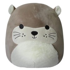 Squishmallows 14-Inch Light Brown Otter with Fuzzy Ears Plush - Add RIE to Yo... picture