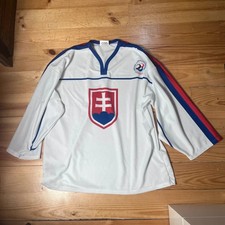 Vintage Slovakia Hockey Jersey 2004 World Championship Official Replica Blue XL picture