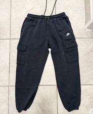 Nike Sportswear Club Fleece Cargo Sweatpants Size M Black picture