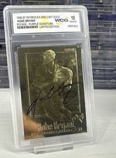 1999-00 23KT Gold Card Fleer Reprin Kobe Bryant All Gold, Purple Signature /1996 picture