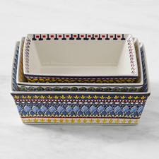 Williams Sonoma Sicily Stoneware Bakers Set of 3 - NO IMPORT FEE picture