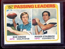Bob Griese Roger Staubach 1978 Topps Football Card #331  picture
