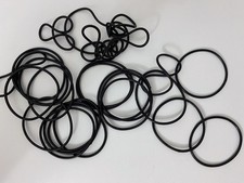 Vintage 1980s Black Jelly Bracelets Lot Madonna Goth Punk New Wave Rock Jewelry picture